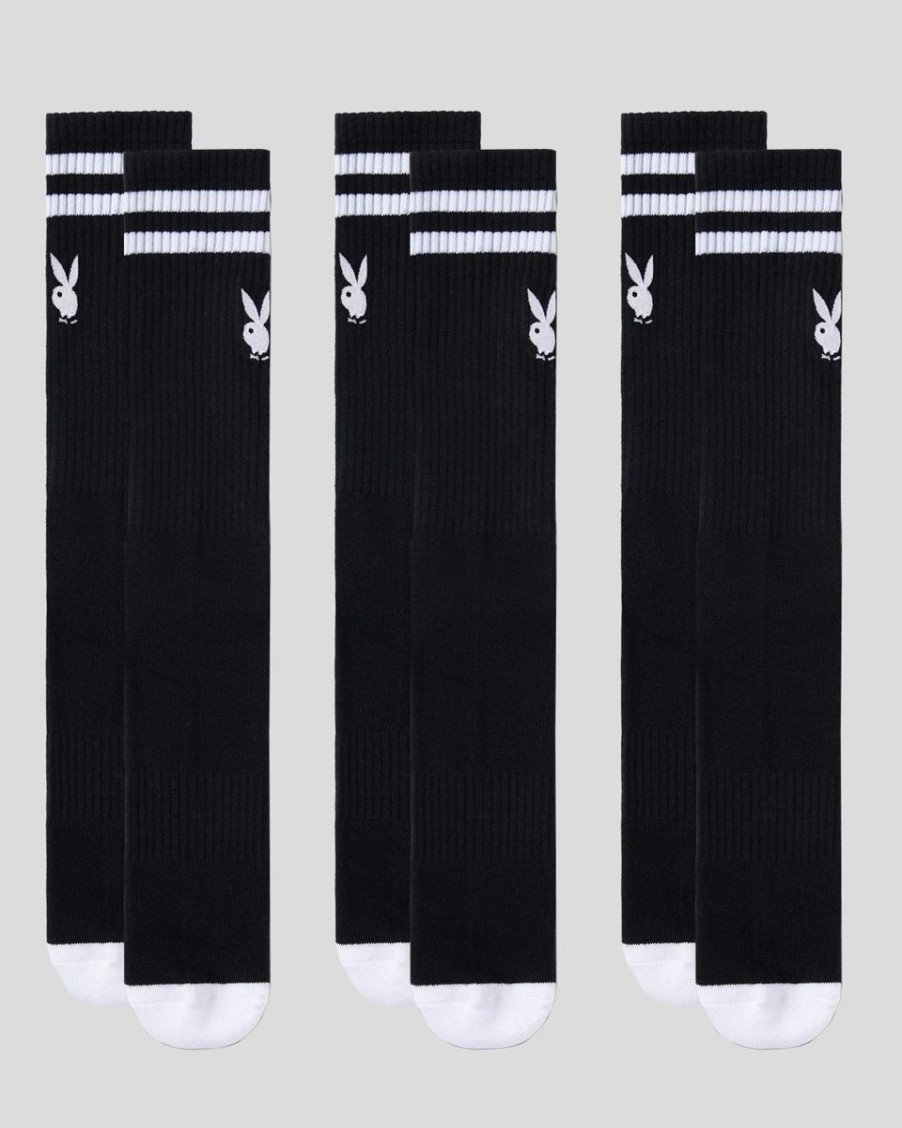 Men PSD | Playboy Crew Sock - 3 Pack