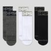 Men PSD | 3 Pack - Band Quarter - Grey/White/Black