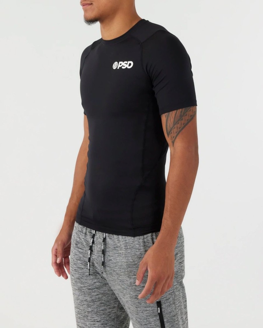 Men PSD | Compression Tee Short Sleeve - Black