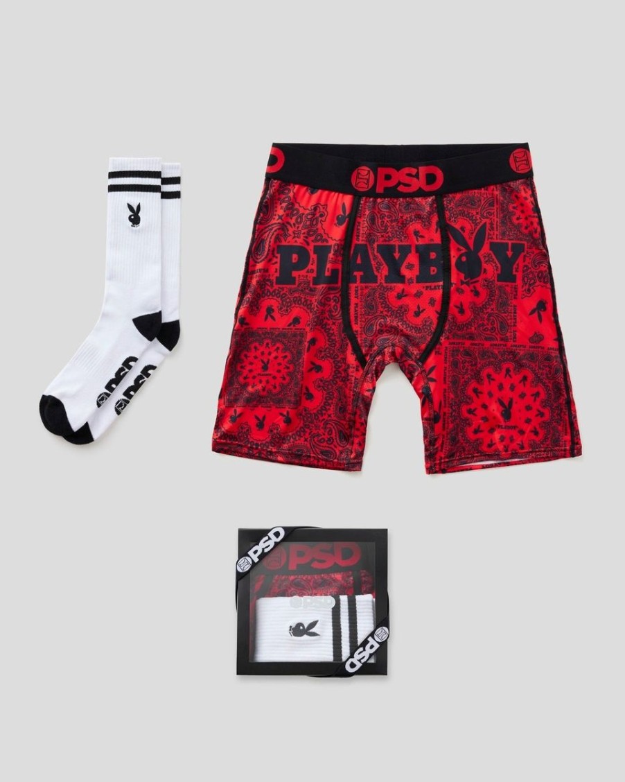 Accessories PSD | Playboy Paisley - Brief & Sock Set