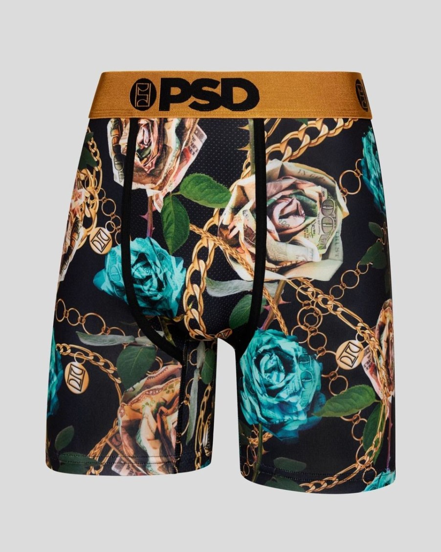 Men PSD | Rose & Chains Teal