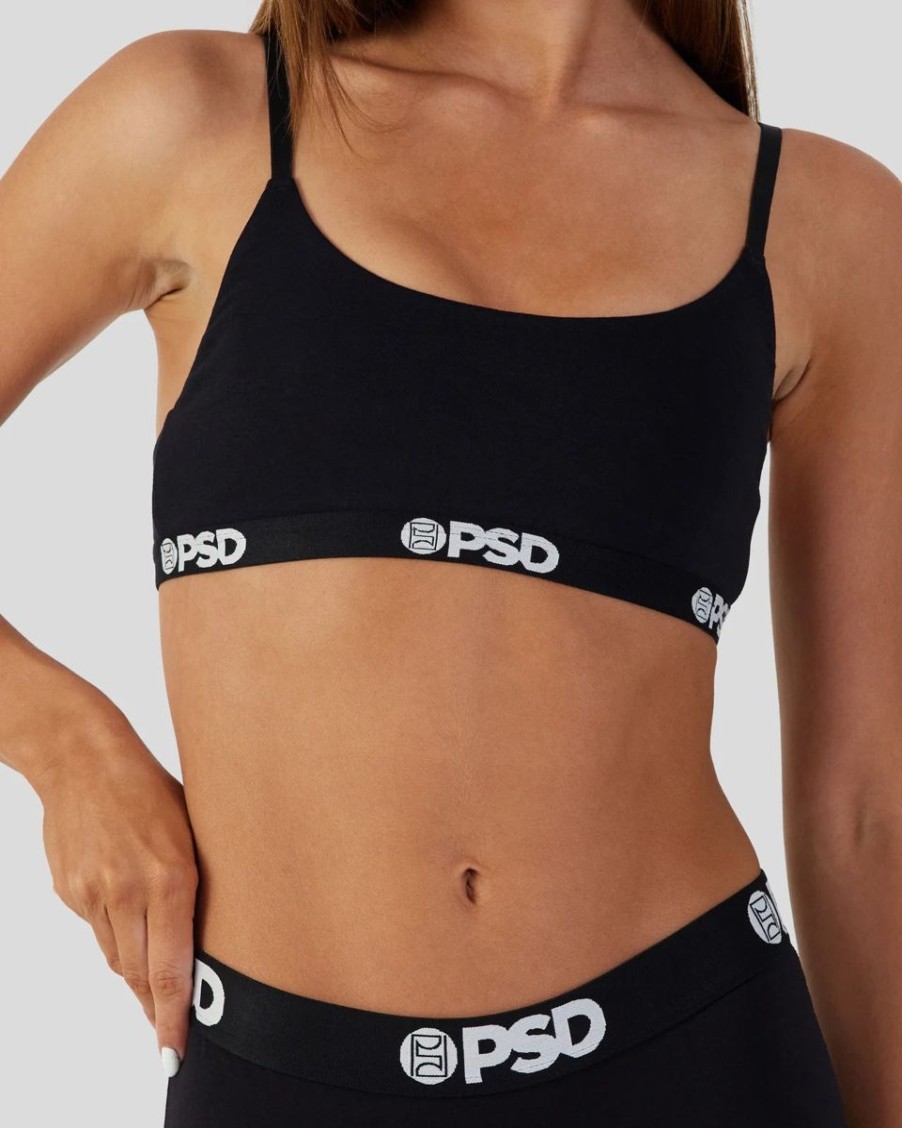 Women PSD | Modal Solids - Black