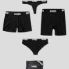 Accessories PSD | 4 Pack Modal Solids - Black Bottoms