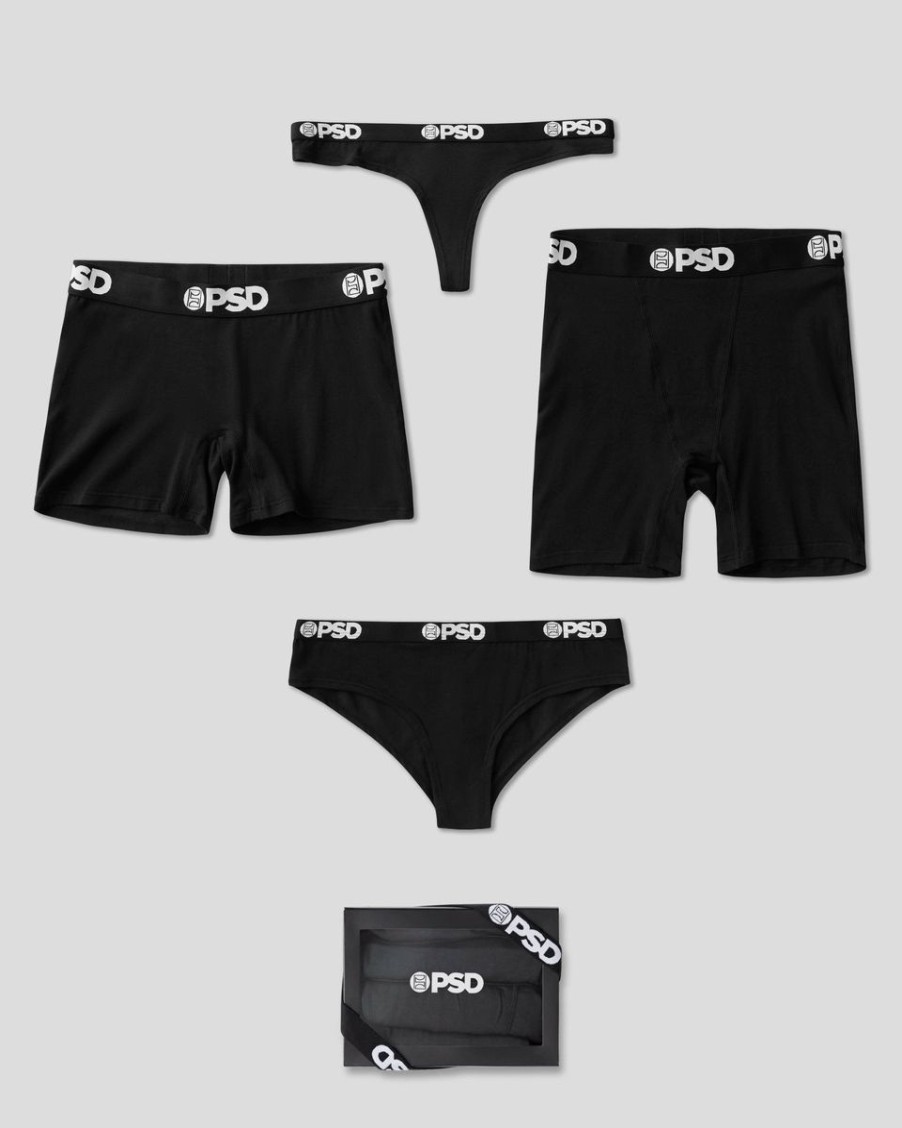 Accessories PSD | 4 Pack Modal Solids - Black Bottoms